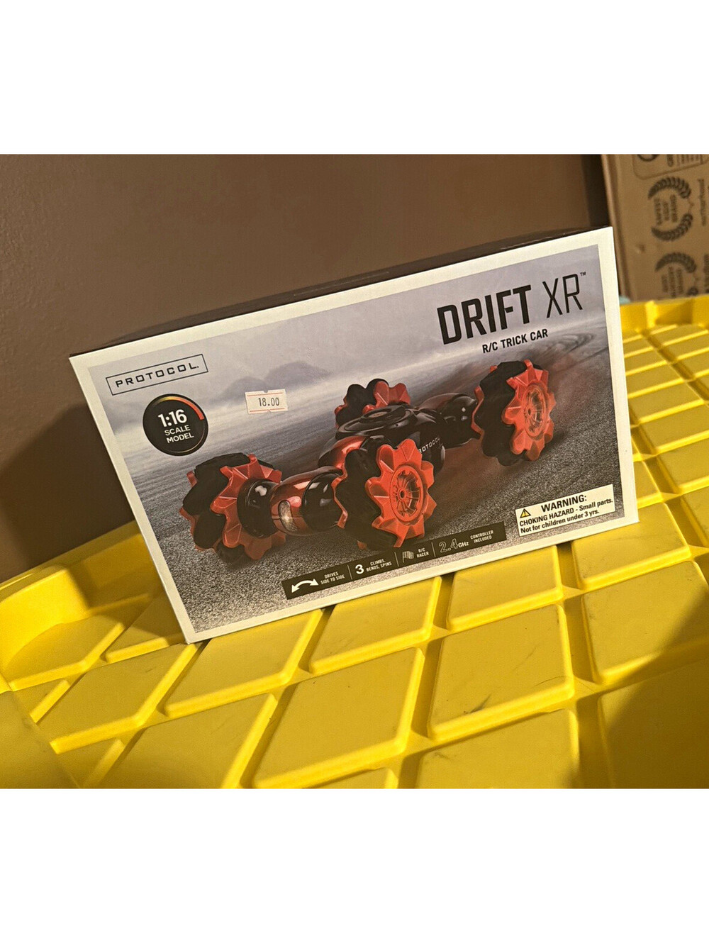 PROTOCOL Drift XR 1:16 Electric 2WD RC Drift Car RTR Rechargeable Black/Red
